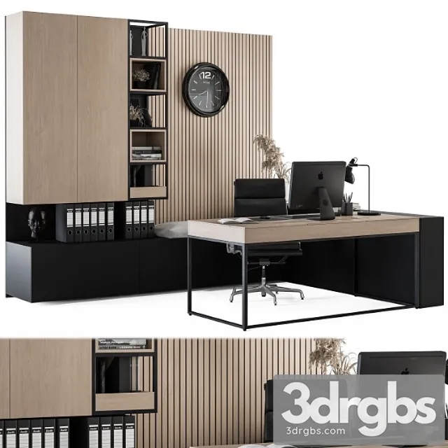Office furniture – manager set 11 2 3dsmax Download