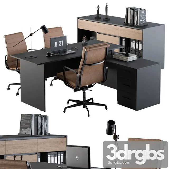Office furniture – manager set 13 2 3dsmax Download