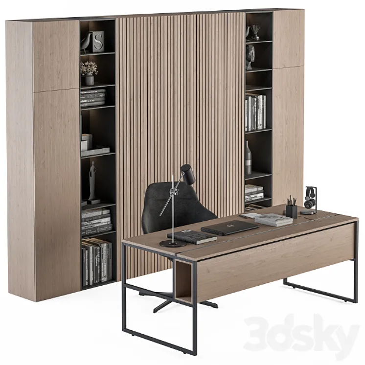 Office Furniture – Manager Set 37 3DS Max