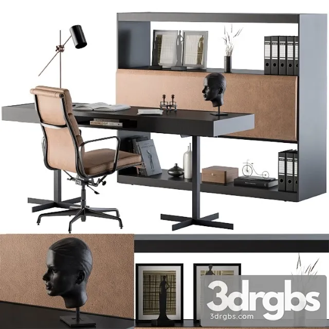 Office furniture – manager set02 2 3dsmax Download