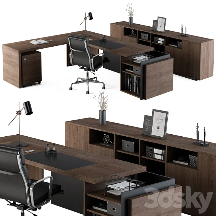 Office Furniture – Manager Set03 3DS Max