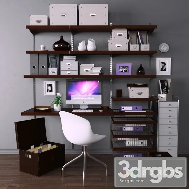 Office Furniture Set 9 3dsmax Download