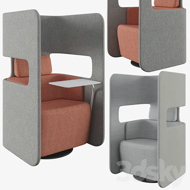 Office Pod Seat_FB 3DS Max Model