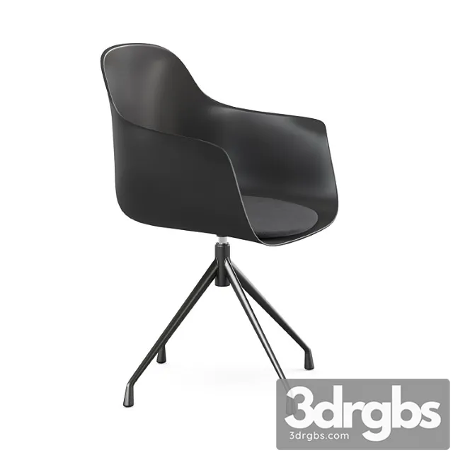 Office Swivel Black Chair Wapong La Redoute Interieurs 3dsmax Download
