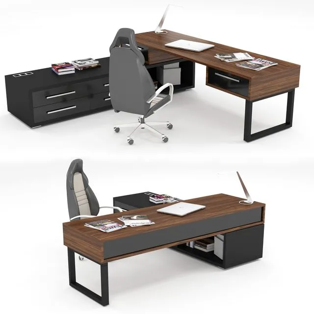 Office table 3dsMax Model