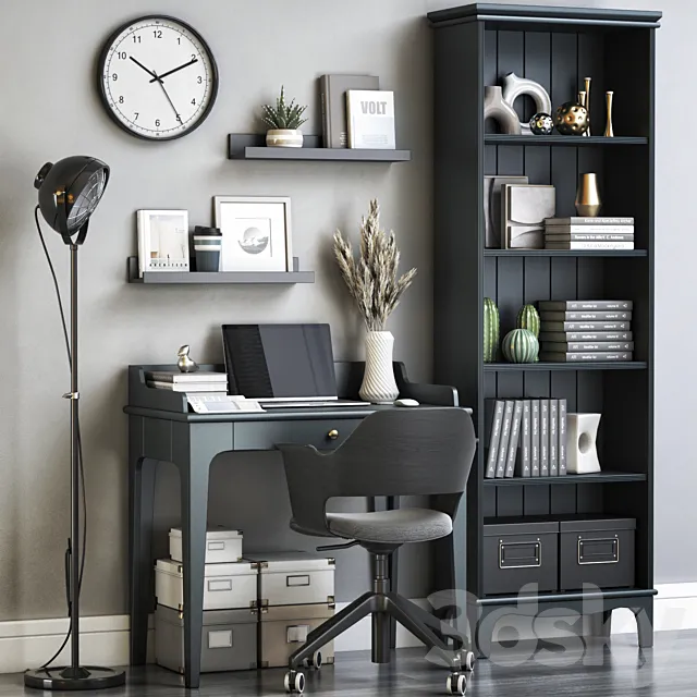 Office workplace 93 3DSMax File