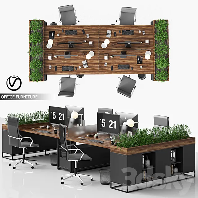 office_furniture_03 3ds Max