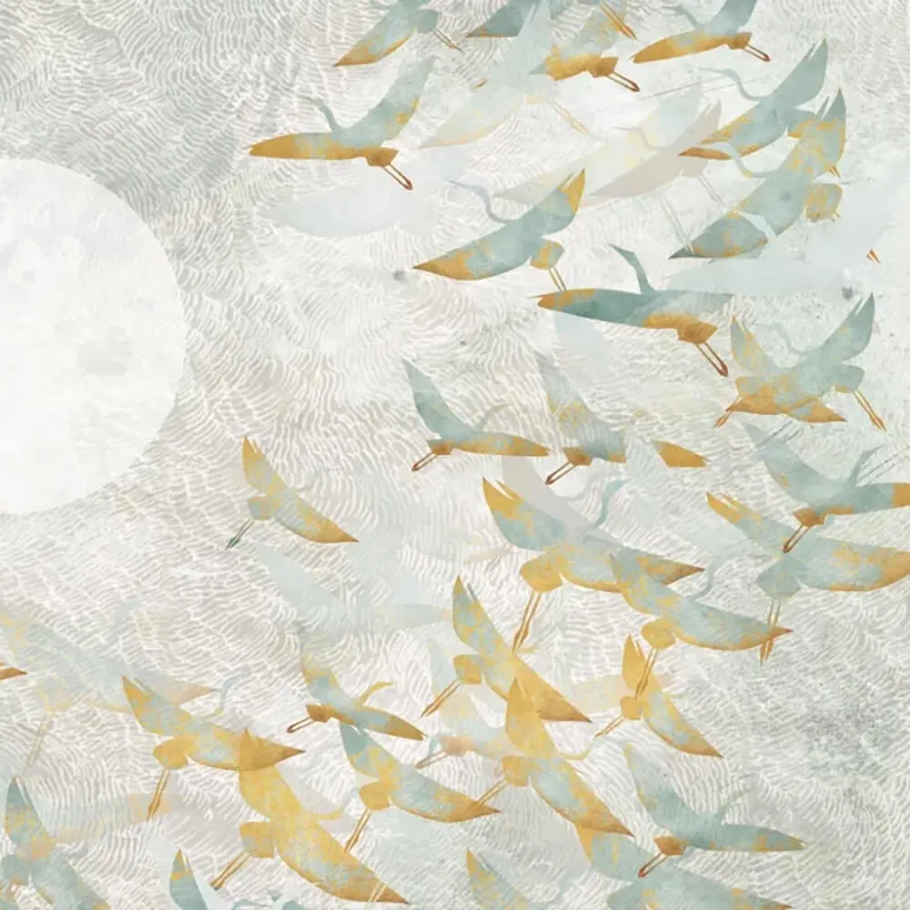 Officinarkitettura – Wallpaper Birds and Waves 3ds Max