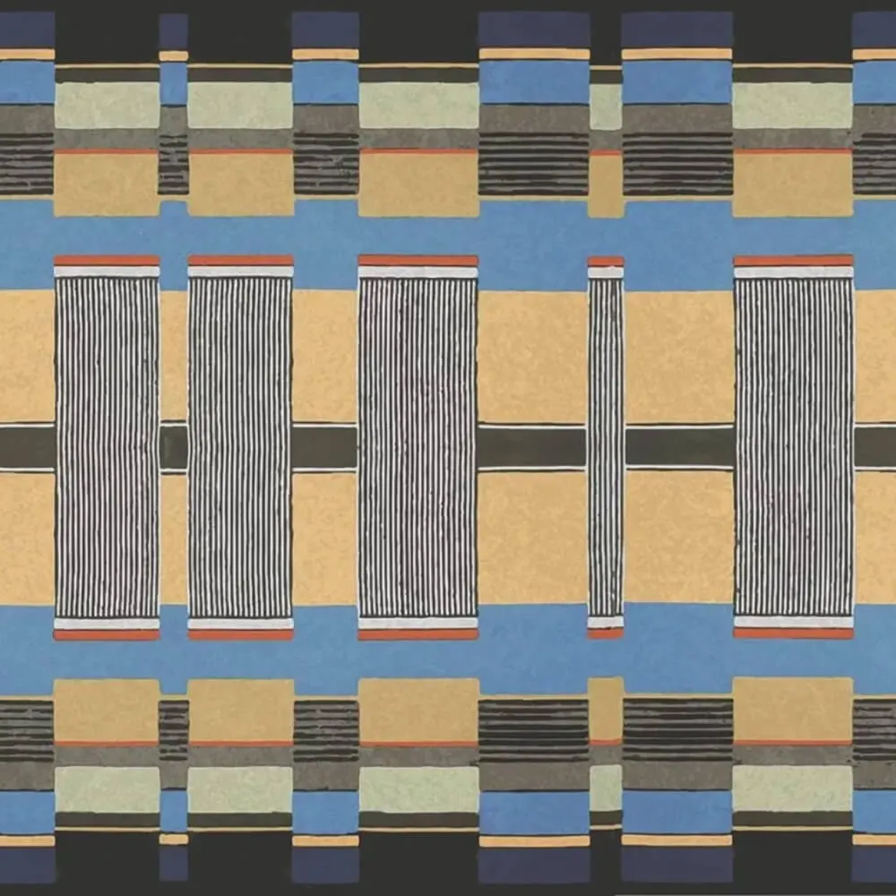 Officinarkitettura – Wallpaper Intrecci Blu 3ds Max