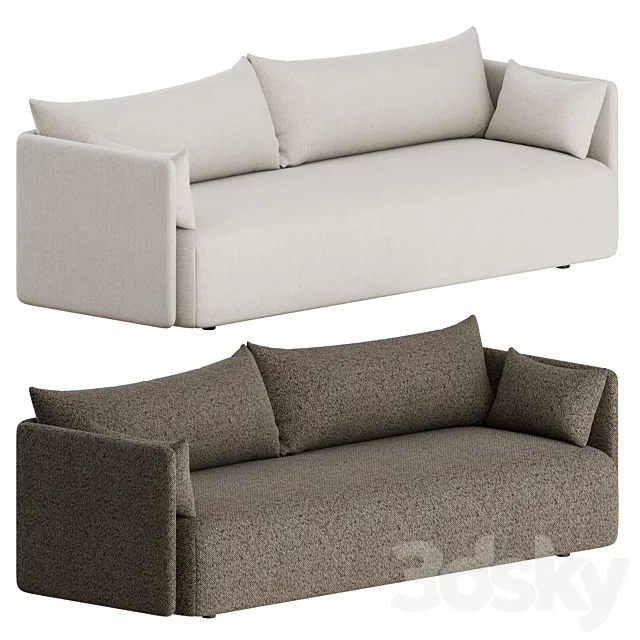 Offset Sofa 3 Seater by Menu 3DS Max Model
