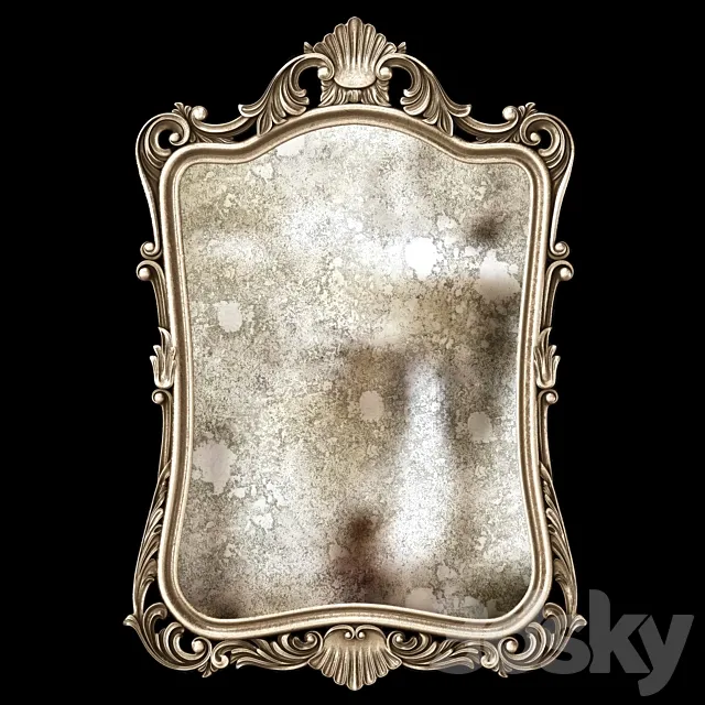 Oficina Inglesa Clemence classical mirror 3ds Max