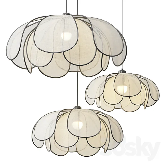 Okai Pendant Lamp 3DS Max Model