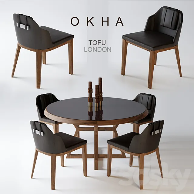 OKHA TOFU & LONDON 3DS Max Model