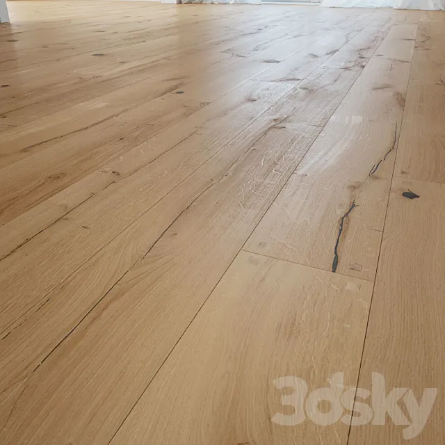 Okinawa Wooden Oak Floor 3DSMax File