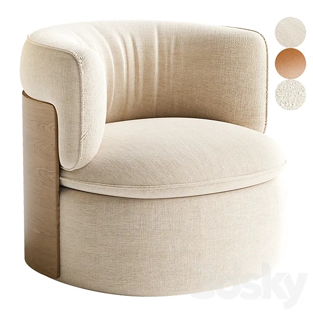 Oko Armchair by Stylex 3ds Max