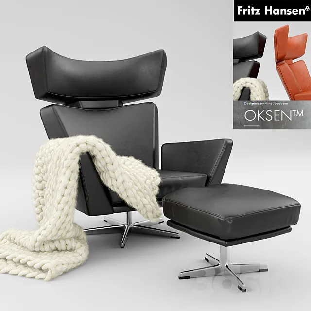 OKSEN ™ armchair 3ds Max