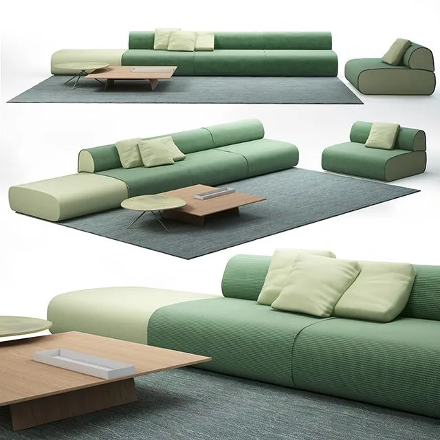 Ola Paola Lenti sofa 3dsMax Model