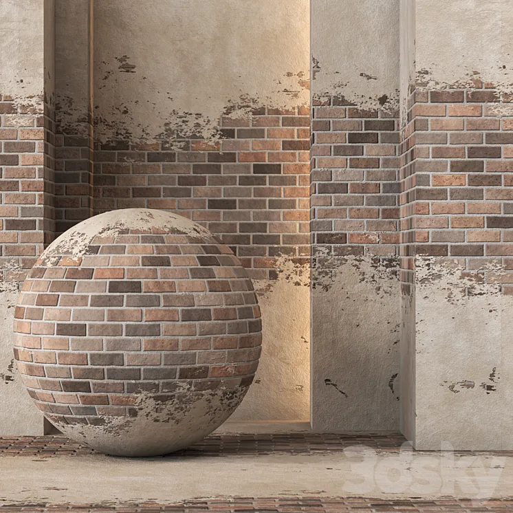 Old Brick Texture 4K Seamless – Tileable 3DS Max Model
