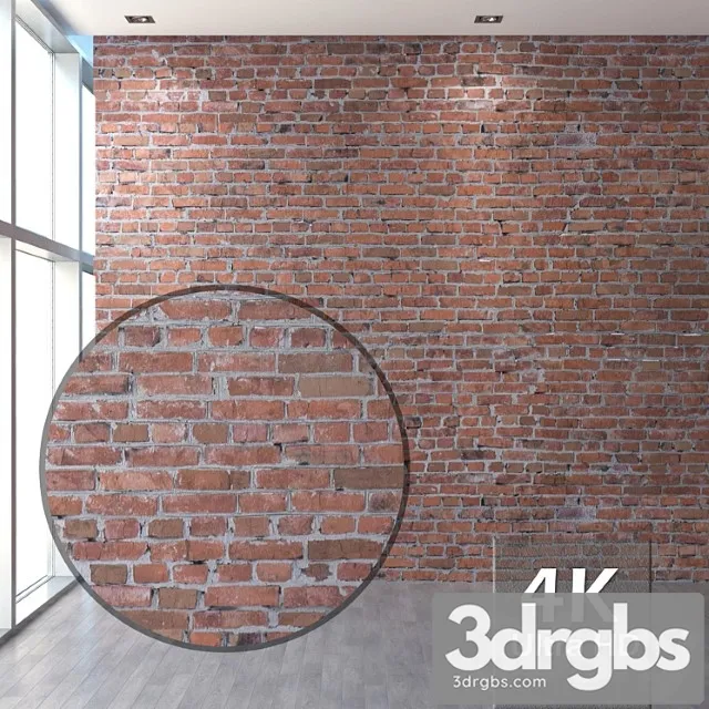 Old brick wall 04 3dsmax Download