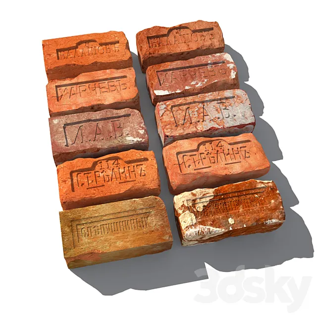 Old bricks 3DS Max Model