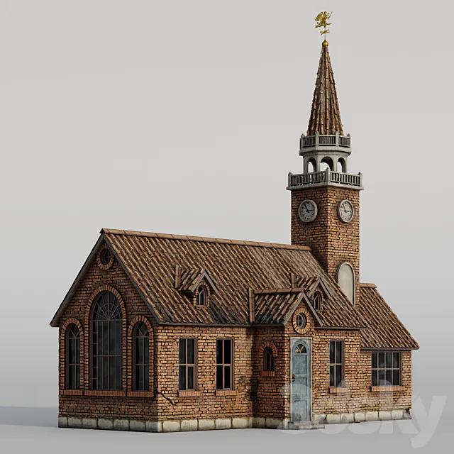 Old building 3ds Max