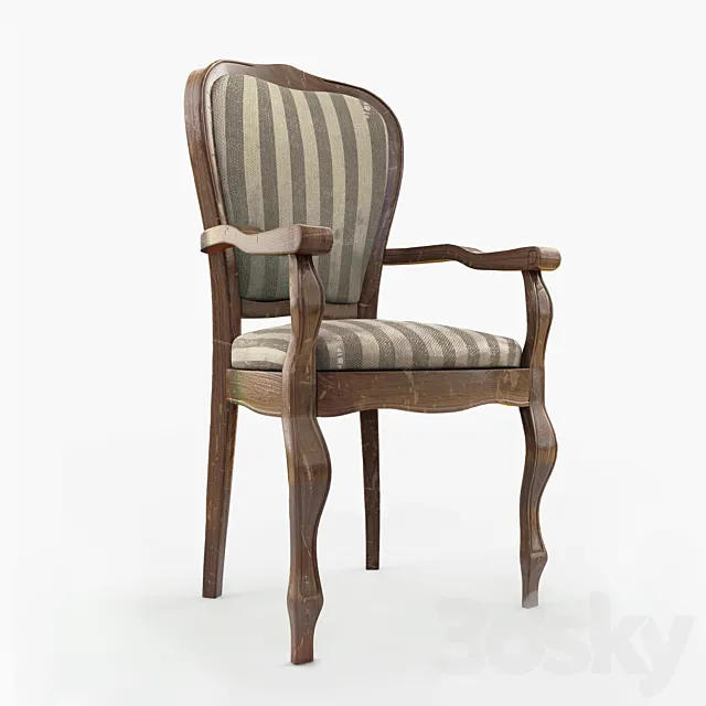 old chair 84 3ds Max