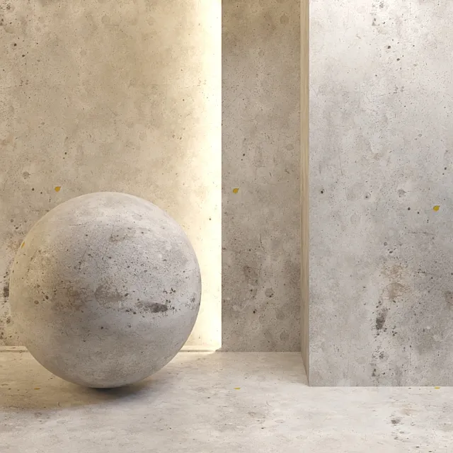 Old concrete 3ds Max