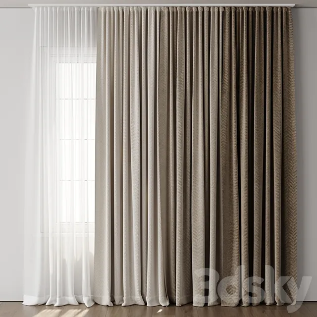 Old Curtain for Interior 117 3DS Max Model