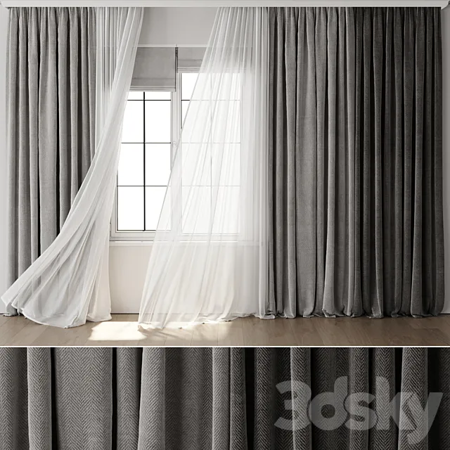 Old Curtain for Interior 118 3DS Max Model