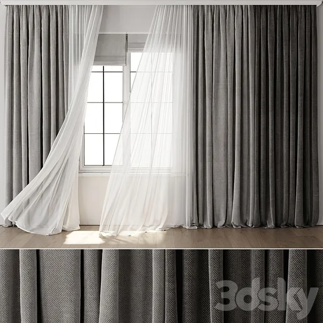 Old Curtain for Interior 118 3dsMax Model