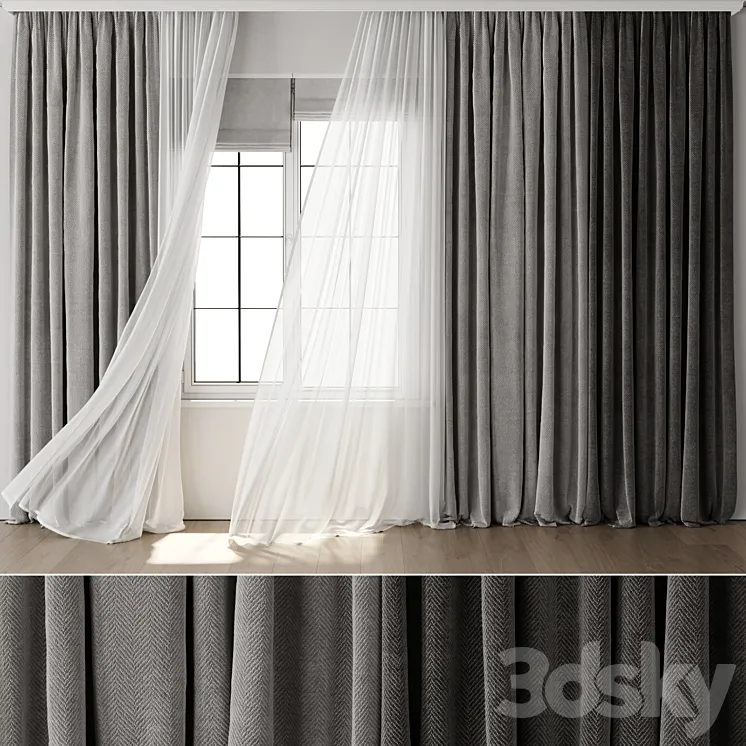 Old Curtain for Interior 118 3DS Max Model