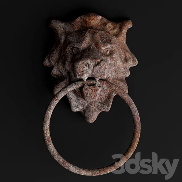 Old doorknob LEV 3DS Max Model