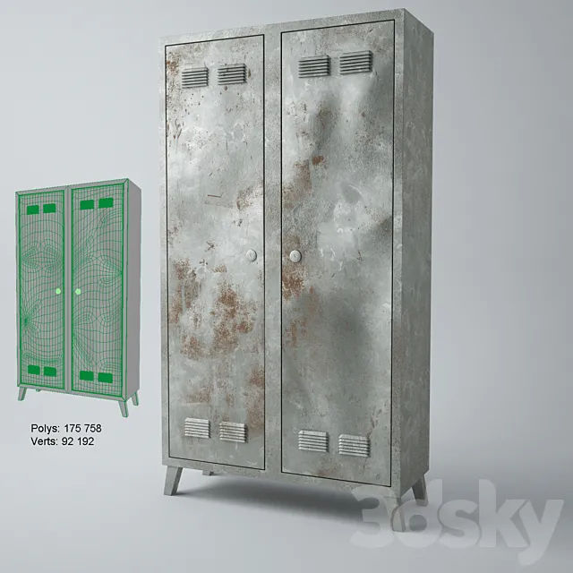 Old locker 3DSMax File
