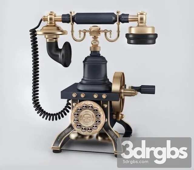 Old Luxury Telephone 3dsmax Download