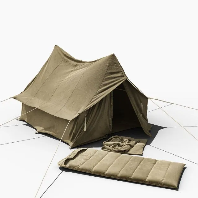 OLD TENT 3dsMax Model