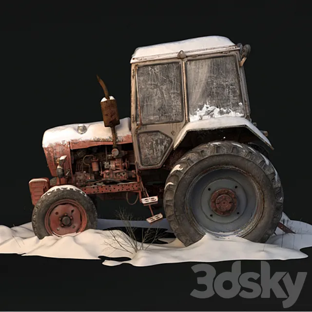 Old tractor 3DSMax File
