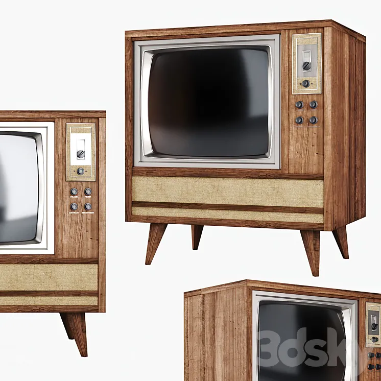 Old tv 3DS Max
