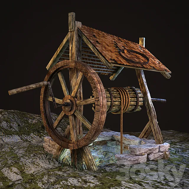 Old well 3DSMax File