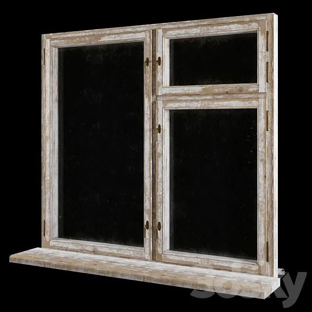 Old window 3DS Max Model