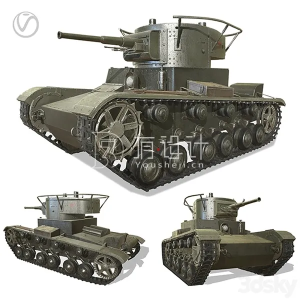 Old_Soviet_T-26_tank – 3523