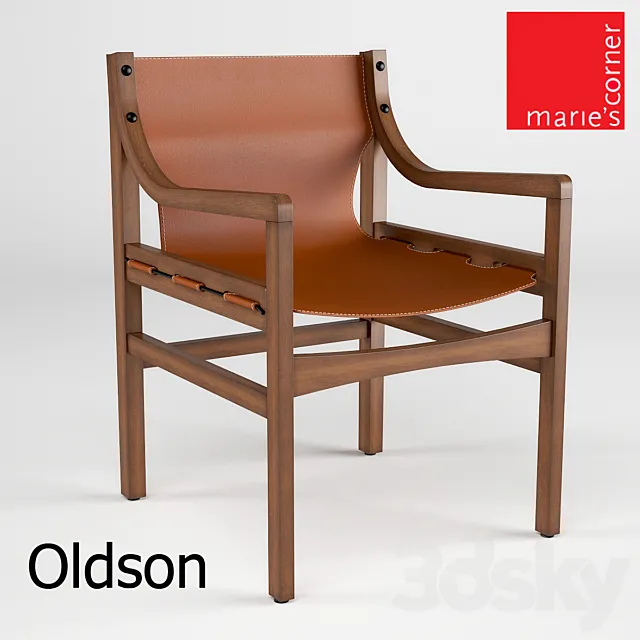 Oldson chair 3ds Max