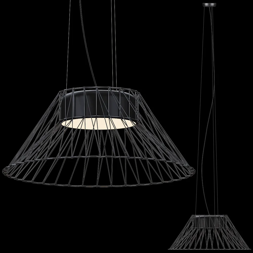 Ole lighting – Pendant lamp BIMBA E27 1 3ds Max
