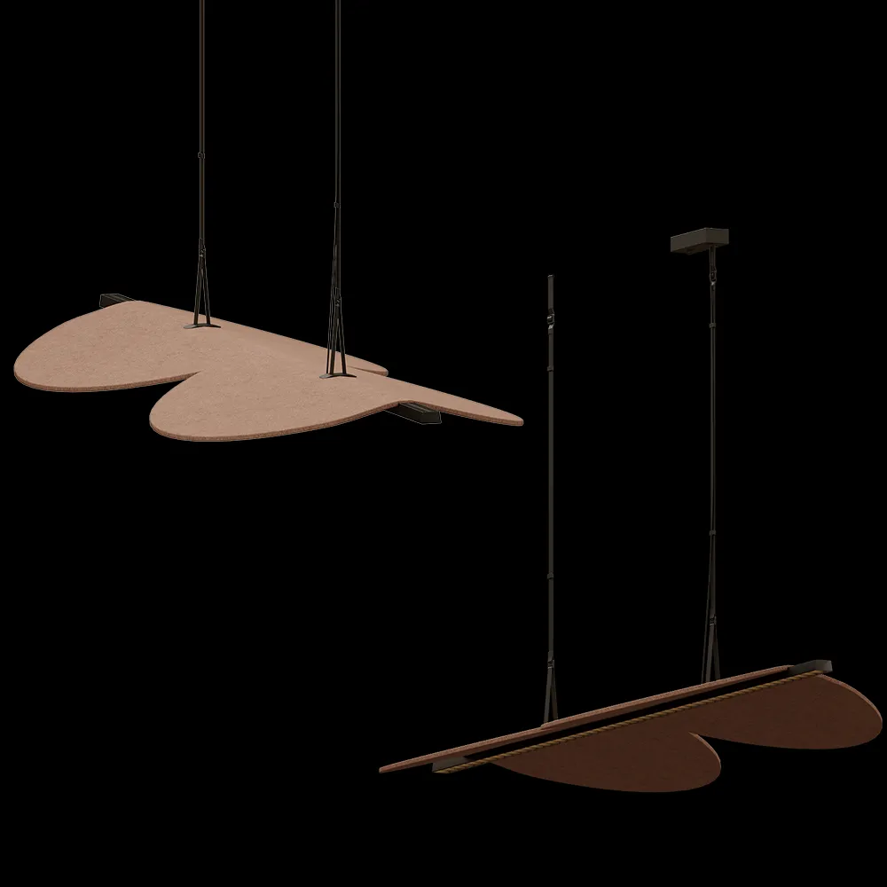 Ole lighting – Pendant lamp PAMPA 3ds Max