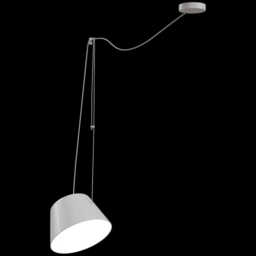 Ole lighting – Pendant lamp Sento – with 1 spotlights 3ds Max