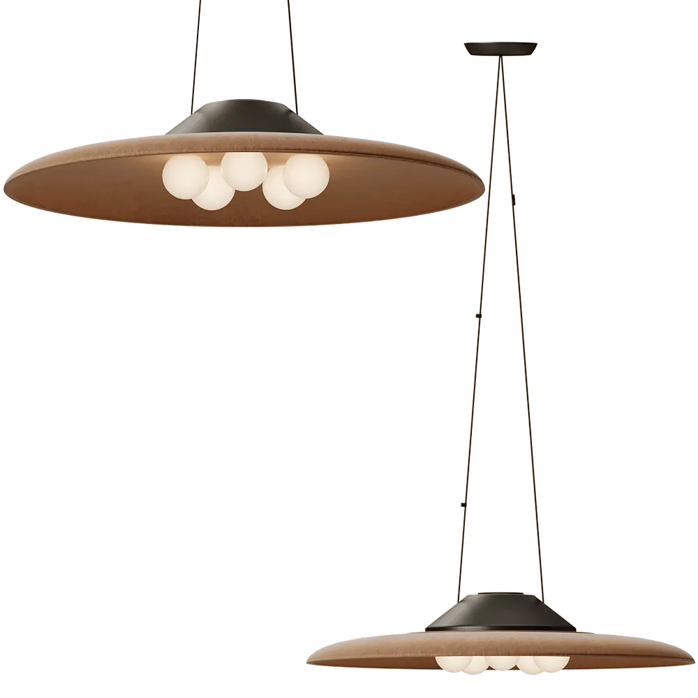 Ole lighting – Pendant lamp with SONORA with spheres 3ds Max