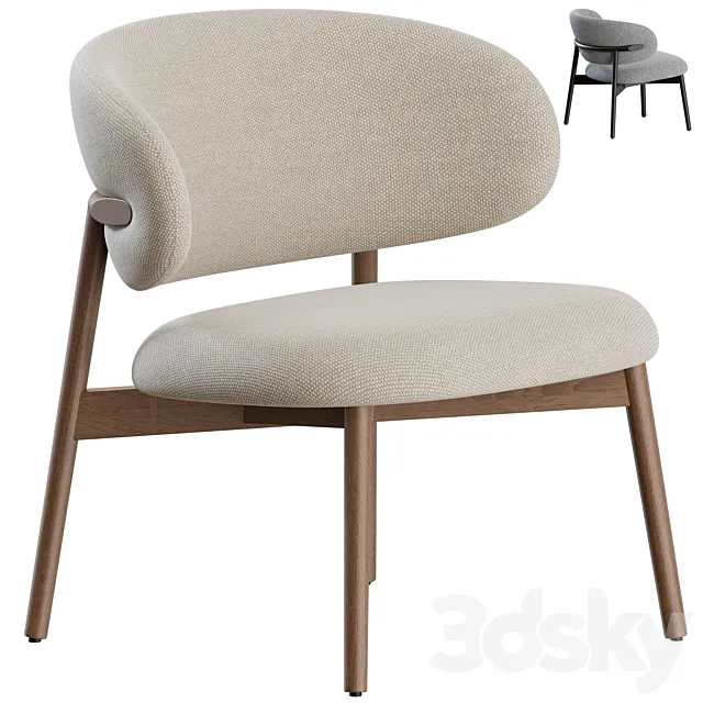 Oleandro Lounge Chair by Calligaris 3ds Max