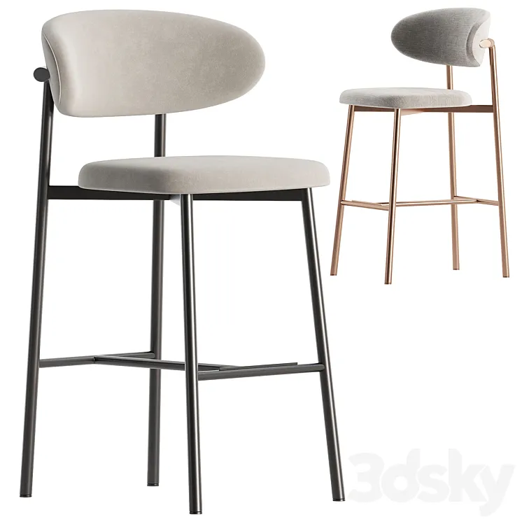 Oleandro stool by Calligaris 3DS Max Model