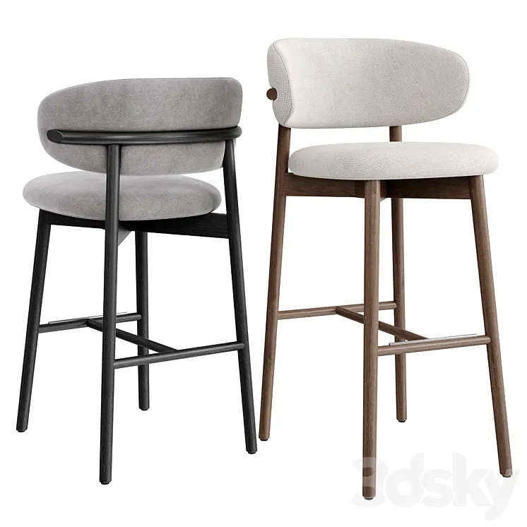 Oleandro stool by Calligaris 3DS Max Model