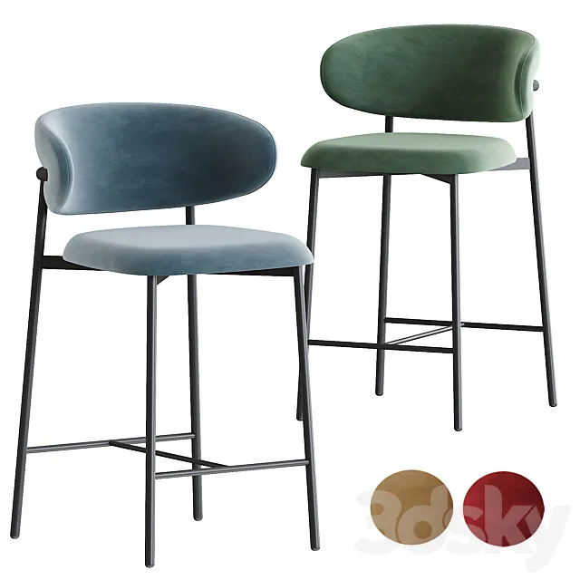 Oleandro Stool Metal by Calligaris 3ds Max