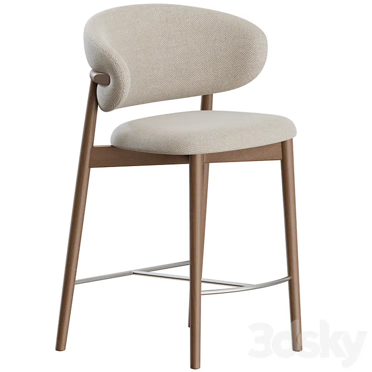Oleandro Stool Wood by Calligaris 3DS Max
